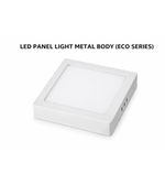 Square LED surface panel light metal body eco series