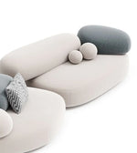Daya Worldwide cloud curve modular sofa with soft cushions and modern design in a living room setting