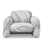 Daya Worldwide Aura lounge chair with modern armchair design, featuring plush upholstery and stylish frame for contemporary living spaces.