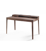 Walnut study table by Daya Worldwide featuring a sleek tabletop and sturdy legs, ideal for home or office study spaces.