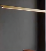 Modern light fixture on a dark background