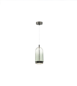 Pendant light fixture on a white background