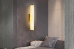 Luxury cylindrical wall sconce enhancing a contemporary interior