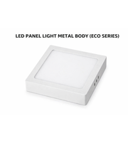 Square LED surface panel light metal body eco series
