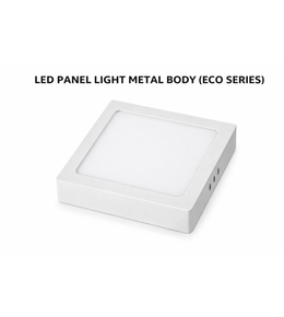 Square LED surface panel light metal body eco series
