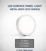 Daya Worldwide Surface LED Panel Light installed in a modern ceiling for bright, energy-efficient illumination.