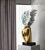 Daya Worldwide Ethereal Winged Form sculpture statue with intricate detailing, perfect for elegant home decor and artistic display