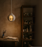 Sculpted tranquility pendant light by Daya Worldwide highlighting an elegant, modern design with intricate sculptural details.