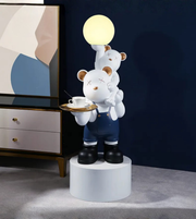 Playful bear duo sculpture by Daya Worldwide, decorative statues featuring two cheerful bears in a charming design.