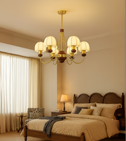 Elegant AURELIA Classic Chandelier by Daya Worldwide featuring crystal accents and ornate metalwork, perfect for sophisticated interiors.