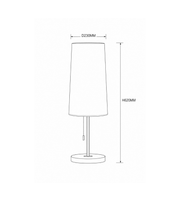ELEGANT FABRIC SHADE TABLE LAMP