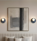 Marble texture disc wall light by Daya Worldwide, modern wall fixture with sleek marble finish and ambient lighting.