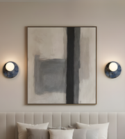 Marble texture disc wall light by Daya Worldwide, modern wall fixture with sleek marble finish and ambient lighting.