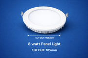 Slim metal LED panel light by Daya Worldwide, showcasing a modern rectangular ceiling light with a sleek metal frame.