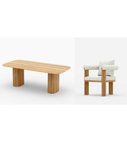 Outdoor dining set by Daya Worldwide featuring a table and chairs for outdoor use, designed for stylish outdoor entertaining.