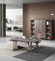 Modern executive office desk from Daya Worldwide, featuring sleek design and ample workspace for professional office settings.