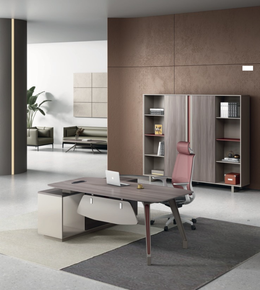 Modern executive office desk from Daya Worldwide, featuring sleek design and ample workspace for professional office settings.