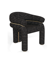 Luxury wooden dining chair by Daya Worldwide with upholstered seat and elegant design, perfect for contemporary dining rooms.