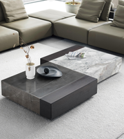 Modern Daya Worldwide Linea Coffee Table with sleek wooden surface and minimalist design, perfect for contemporary living rooms.