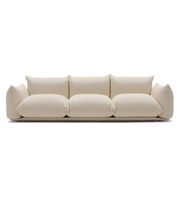 Daya Worldwide Mora Lounge Sofa with plush cushions and modern design, shown in a cozy living room setting.