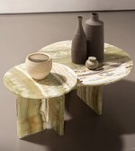 Modern Nysa coffee table by Daya Worldwide featuring a sleek wooden top and minimalist design for contemporary living rooms.