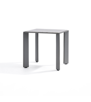 Linea Wrap Side Table by Daya Worldwide, a modern bedside table with a sleek wrap design, made of wood and metal materials.