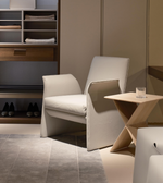 Daya Worldwide Aero Wrap Armchair with plush upholstery and modern design, ideal for living rooms and relaxation spaces.