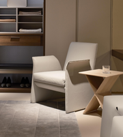 Daya Worldwide Aero Wrap Armchair with plush upholstery and modern design, ideal for living rooms and relaxation spaces.