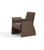 Daya Worldwide Aero Wrap armchair with plush fabric upholstery and modern design, perfect for contemporary living rooms.