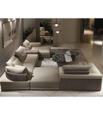 Daya Worldwide Verona Modular Lounge sofa with plush cushions and modern design in a stylish living room setting.