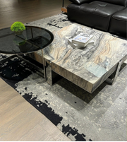 Dual Essence Center Table by Daya Worldwide, modern coffee table with sleek design and wooden finish, perfect for living rooms.