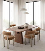 Nero dining table by Daya Worldwide featuring a sleek wooden surface and modern design for contemporary dining spaces.