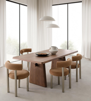 Nero dining table by Daya Worldwide featuring a sleek wooden surface and modern design for contemporary dining spaces.
