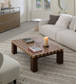 Modern grid coffee table by Daya Worldwide with a sleek, open-frame design in a stylish finish.