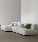 Daya Worldwide Cloud sectional sofa with plush cushions and modern design, shown in a cozy living room setting