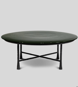 Colmar Jade Green Round Coffee Table