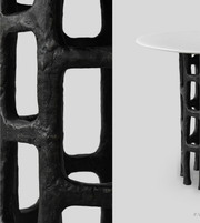 Kerma Ge-Glaze Ceramic Round Table