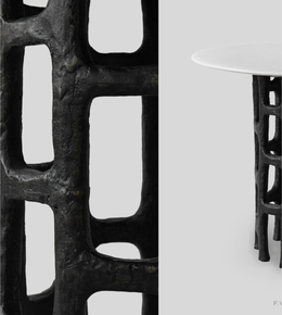 Kerma Ge-Glaze Ceramic Round Table