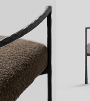 Colmar Wrought Iron Single Bar Stool