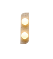 Modern wall-mounted light fixture with warm illumination