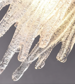 Close-up of a textured surface with a dark background