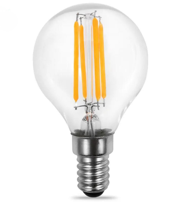 CLEAR GLASS MINI GLOBE LED FILAMENT BULB – E14