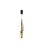Modern pendant light fixture on a white background