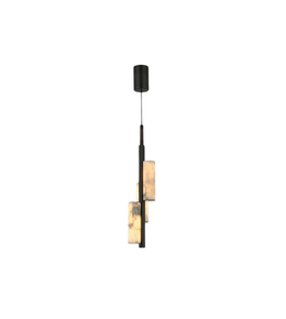 Modern pendant light fixture on a white background