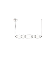 Modern pendant light fixture on a white background