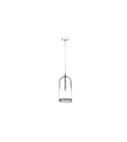 Pendant light fixture on a white background