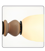 Close-up of a decorative knob on a white background
