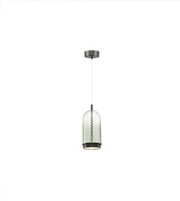 Pendant light fixture on a white background