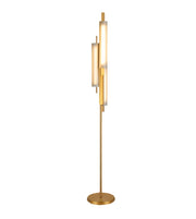 Aurelía vertical glow floor lamp by Daya Worldwide showcasing a sleek, modern design with a tall illuminated stand for ambient lighting.