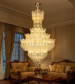 Luxury double heighted vintage chandelier